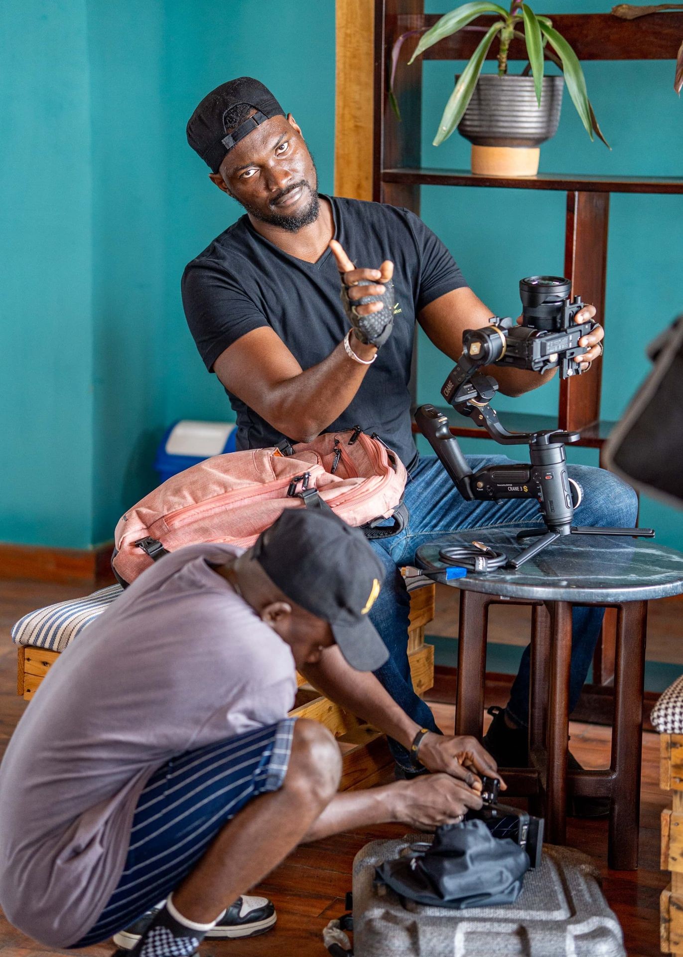 On location Camera prep with Zhiyun Crane 3s gimbal stabilizer